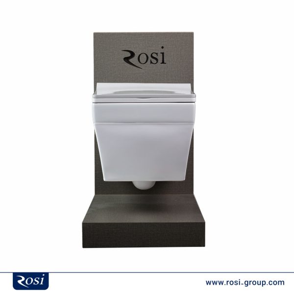 Russian wall hanging toilet, Larisa model, white color -