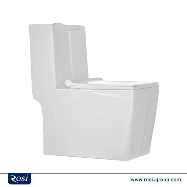توالت فرنگی رُسی (Rosi) مدل لاین (Line) رنگ سفید - کارخانه رُسی